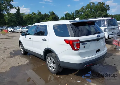 2017 Ford Police Interceptor из США, поврежденный, VIN 1FM5K8AR4HGD26216